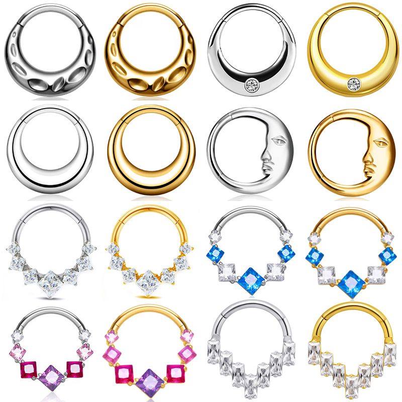 Conch Earring Hoop - 1 Pezzo Anello da Naso Gotico