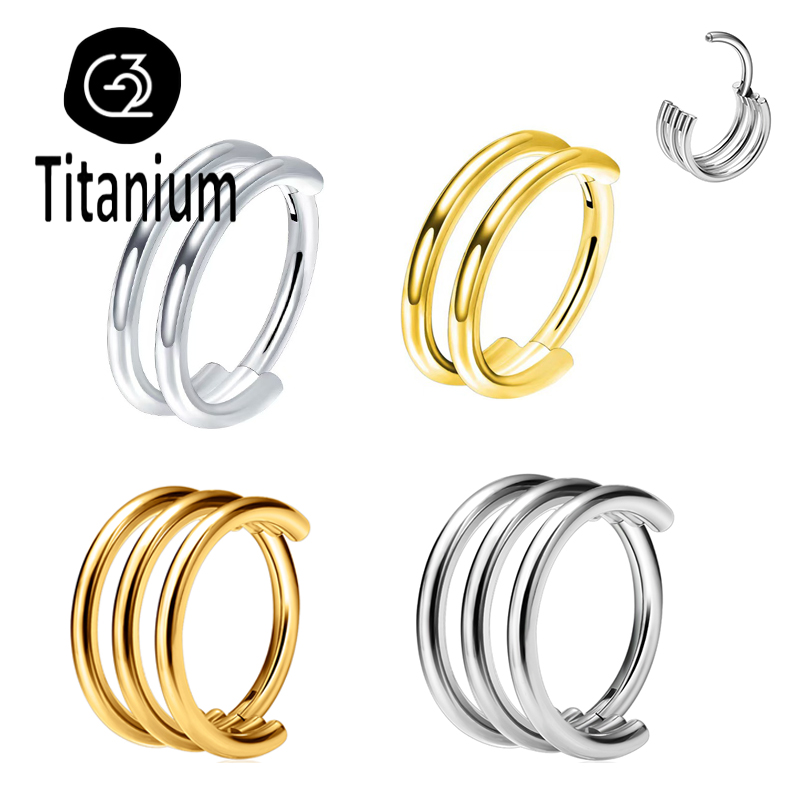 Conch Earring Hoop - ASTM F136 Piercing all'orecchio G23 Titanio