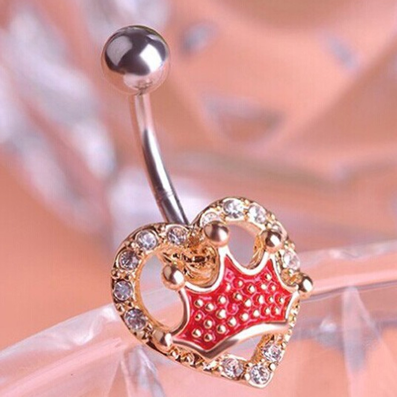 Body Jewelry Brands - zlxgirl moda donna sesso corona rossa