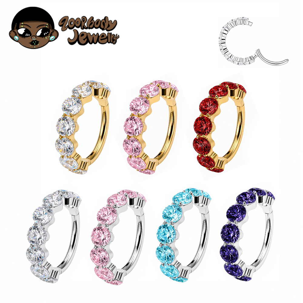 Conch Earring Hoop - ZOOR F136 Orecchino a Cerniera in
