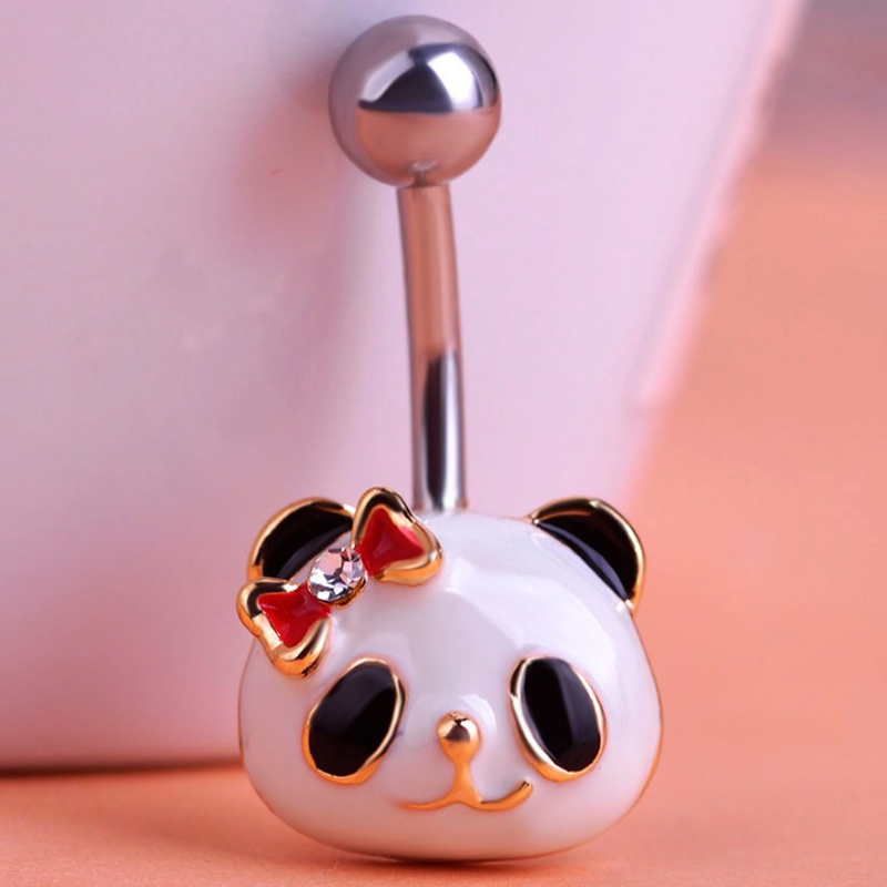 Body Jewelry Brands - zlxgirl moda donna panda animale sesso