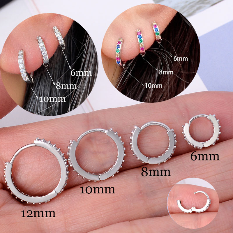 Arcobaleno CZ Huggies Orecchin - Conch Earring Hoop recensione e prezzo