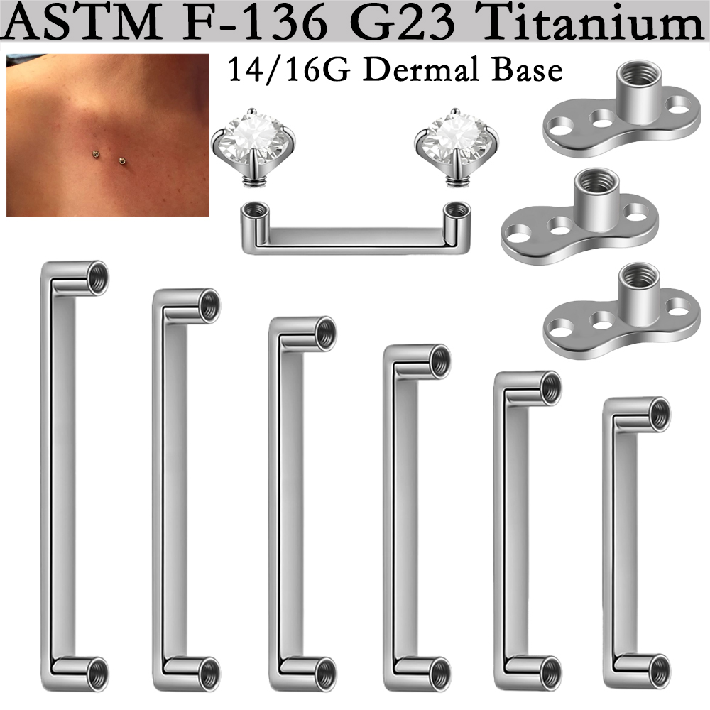 5/1 Pezzi Base per Piercing De - Dermal Anchor Top recensione e prezzo