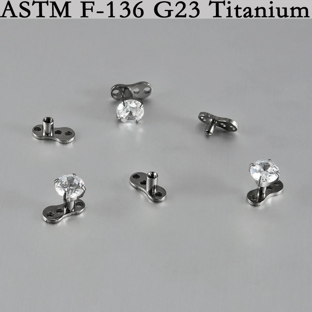5/1 Pezzi Base per Piercing De - Dermal Anchor Top recensione e prezzo