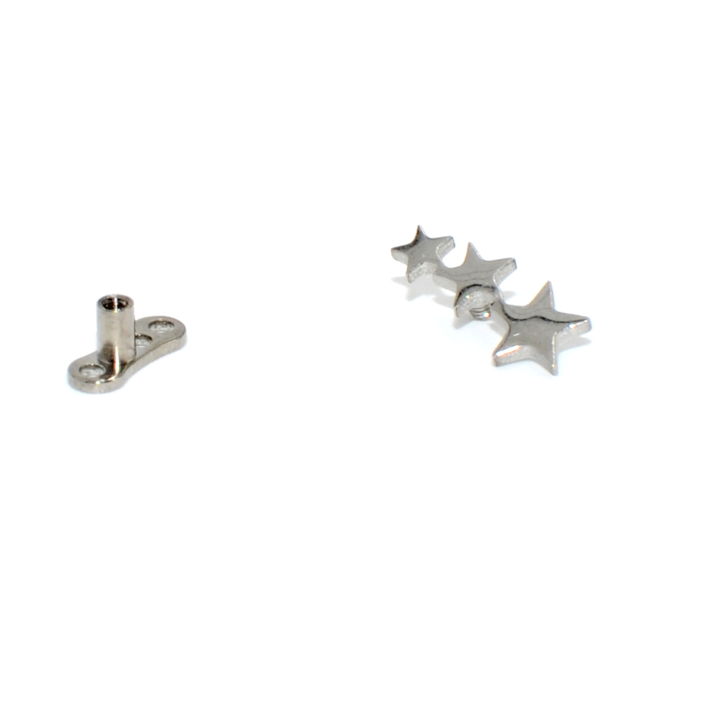 1 pz Base in acciaio/titanio M - Dermal Anchor Top recensione e prezzo