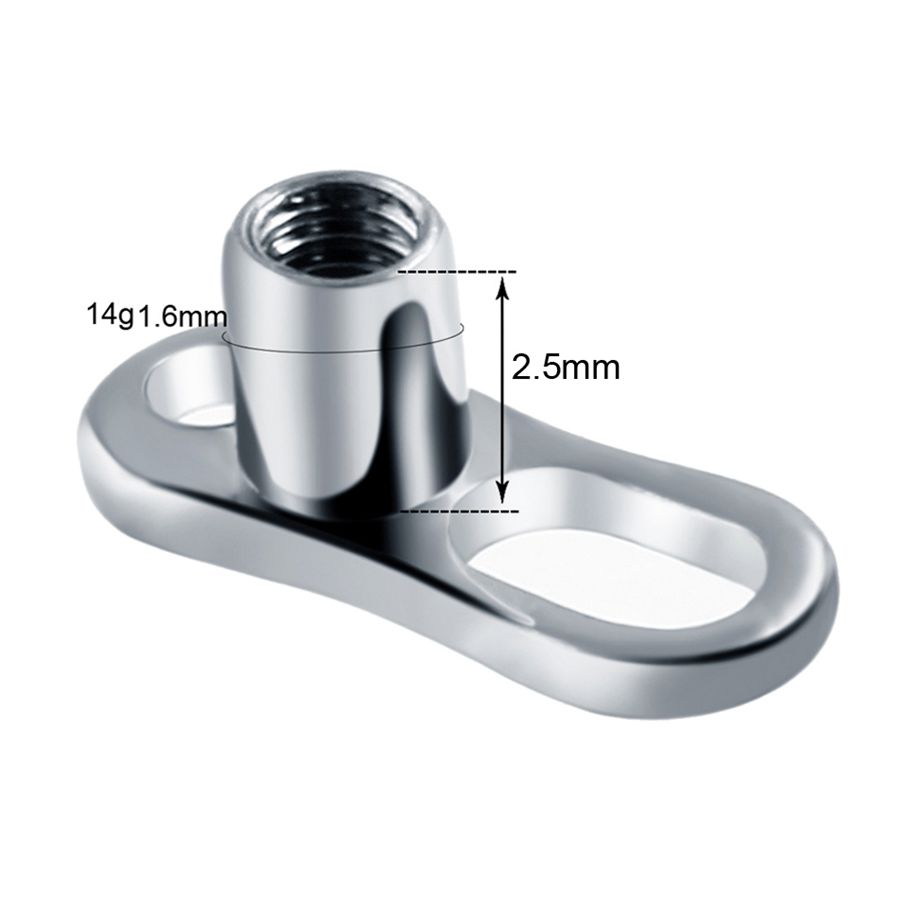 10 pz/lotto G23 Titanio Micro  - Dermal Anchor Top recensione e prezzo
