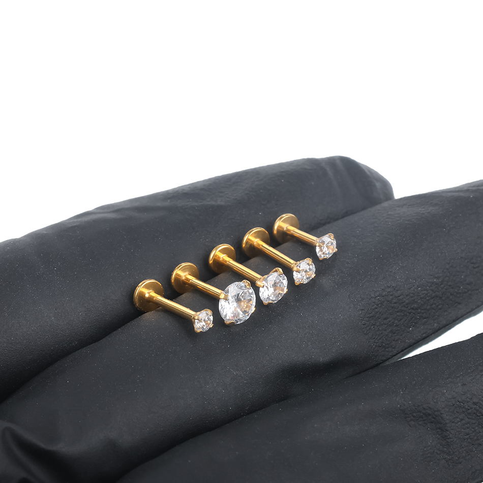 10 Pz/lotto G23 Titanio Zircon - Dermal Anchor Top recensione e prezzo