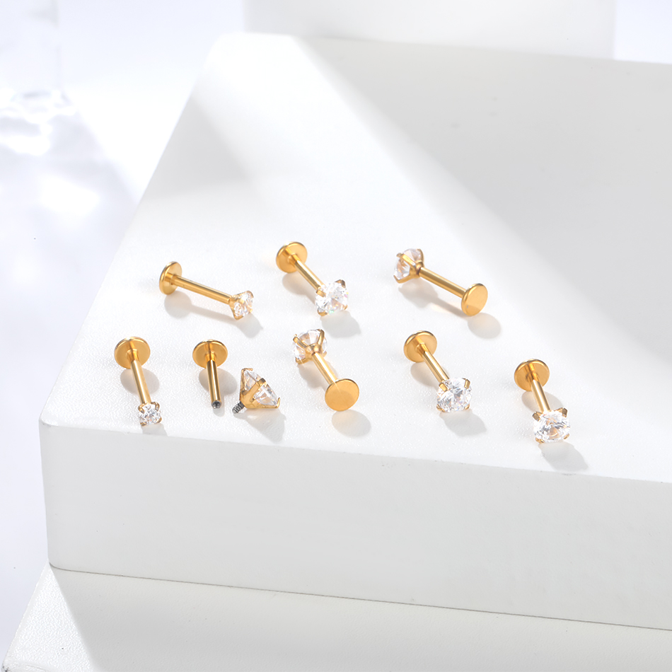 10 Pz/lotto G23 Titanio Zircon - Dermal Anchor Top recensione e prezzo