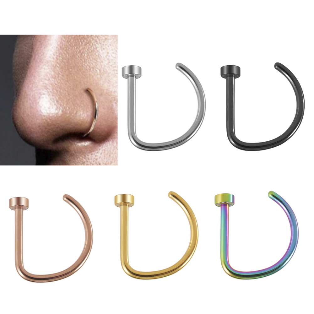 1/5 Pezzi Piercing a Cerchio S - Conch Earring Hoop recensione e prezzo