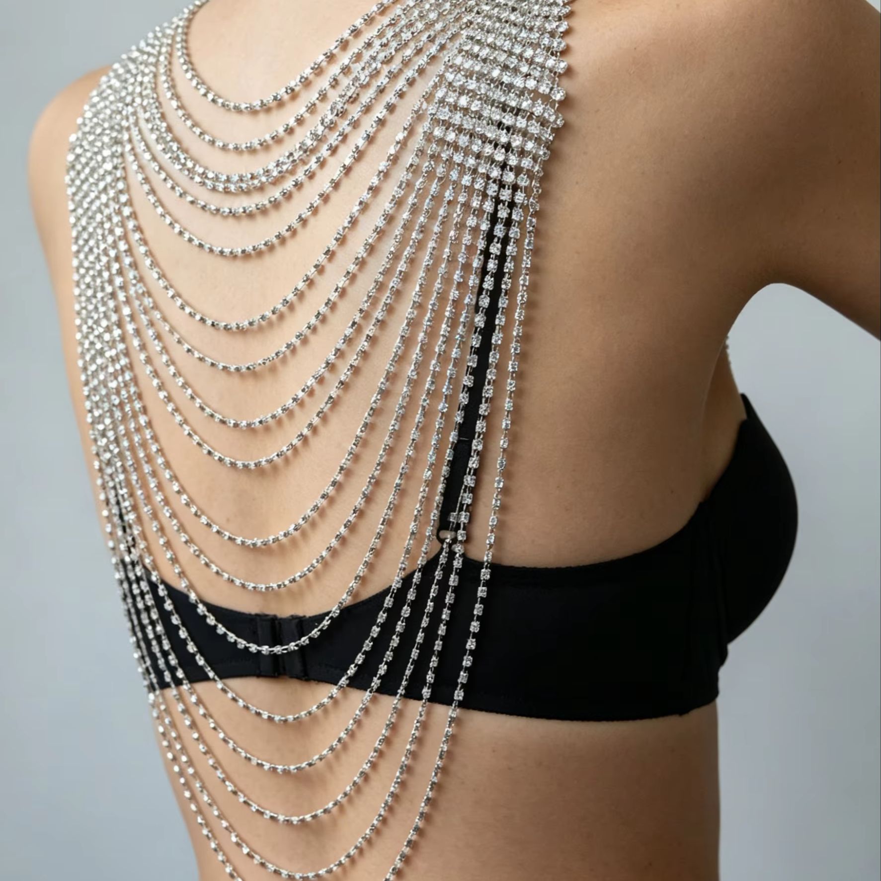 Elegante Catena per il Corpo M - Body Jewelry Back recensione e prezzo