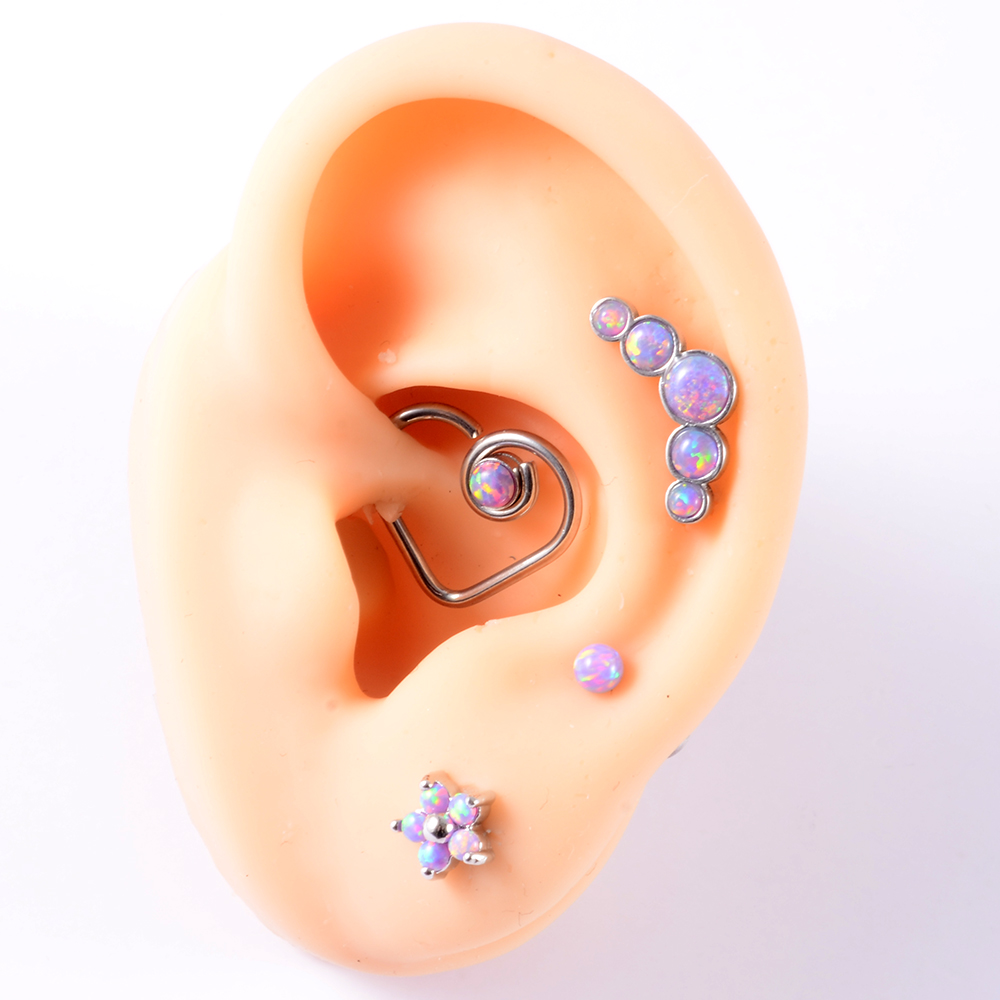 1PC Opal38 Cluster Orecchio Tr - Dermal Anchor Top recensione e prezzo