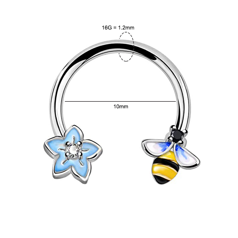 Anello per Septum 16G, Gioiell - Conch Earring Hoop recensione e prezzo