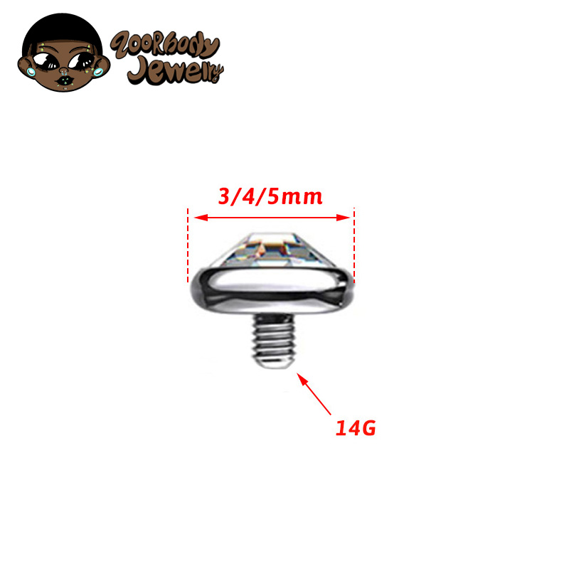 1 PZ ASTM F136 Titanio Lunetta - Dermal Anchor Top recensione e prezzo