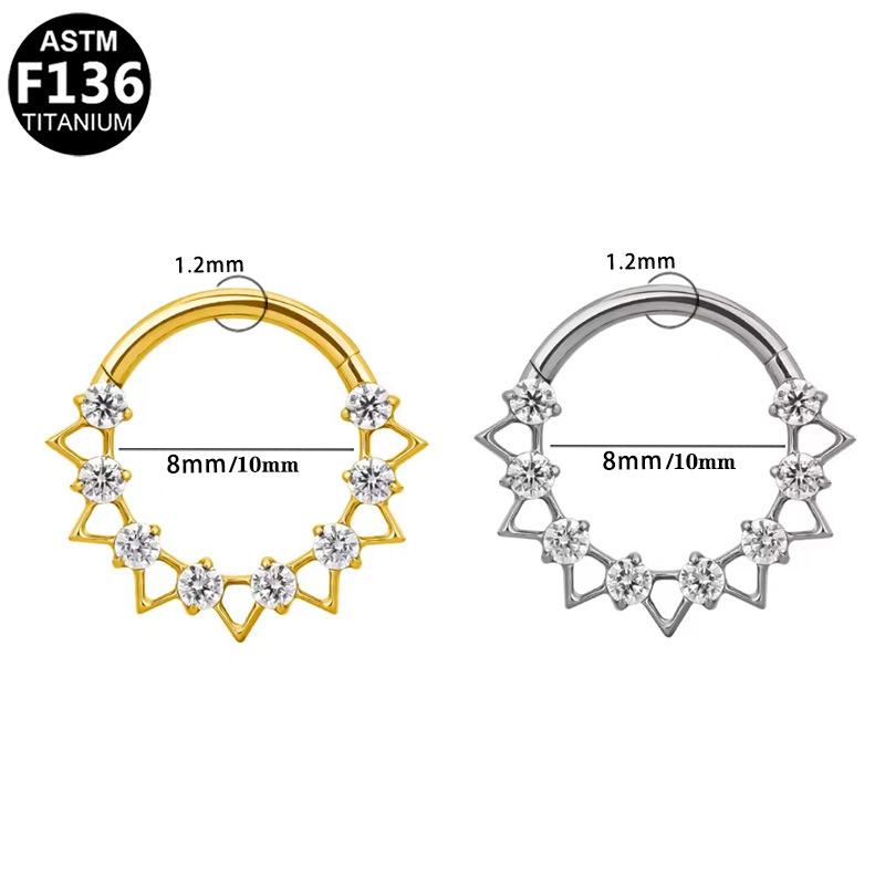 1 pz G23 titanio conchiglia an - Conch Earring Hoop recensione e prezzo