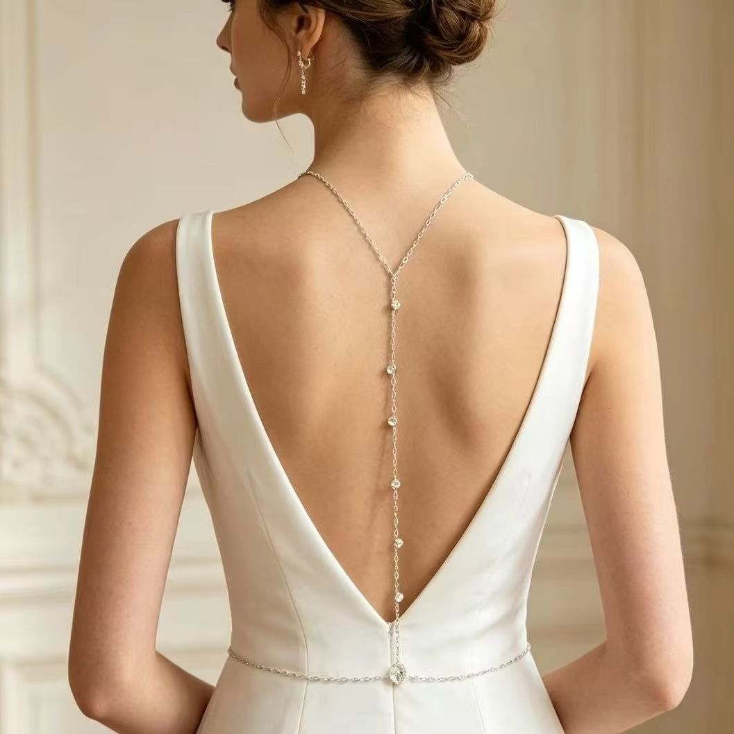 Catena per il corpo con zircon - Body Jewelry Back recensione e prezzo